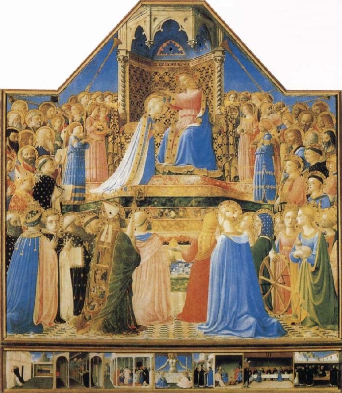 Fra Angelico The Coronation of the Virgin oil painting image